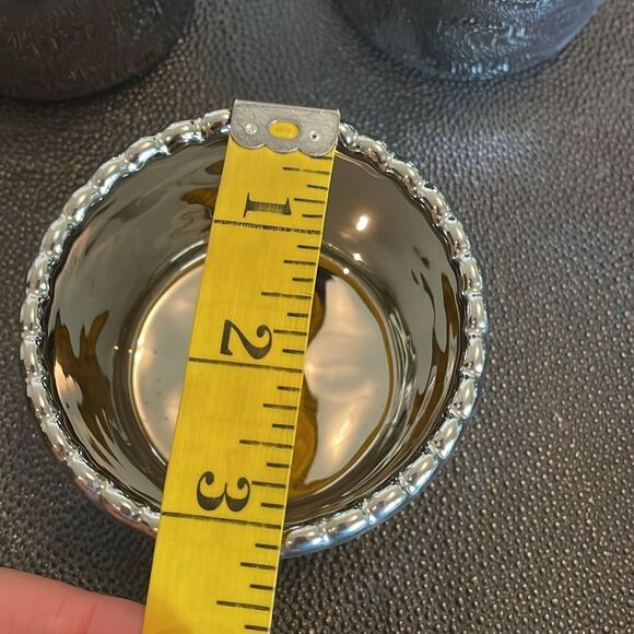 Brilliant Porcelain Ramekins set of four Silver colored - Picture 4 of 4